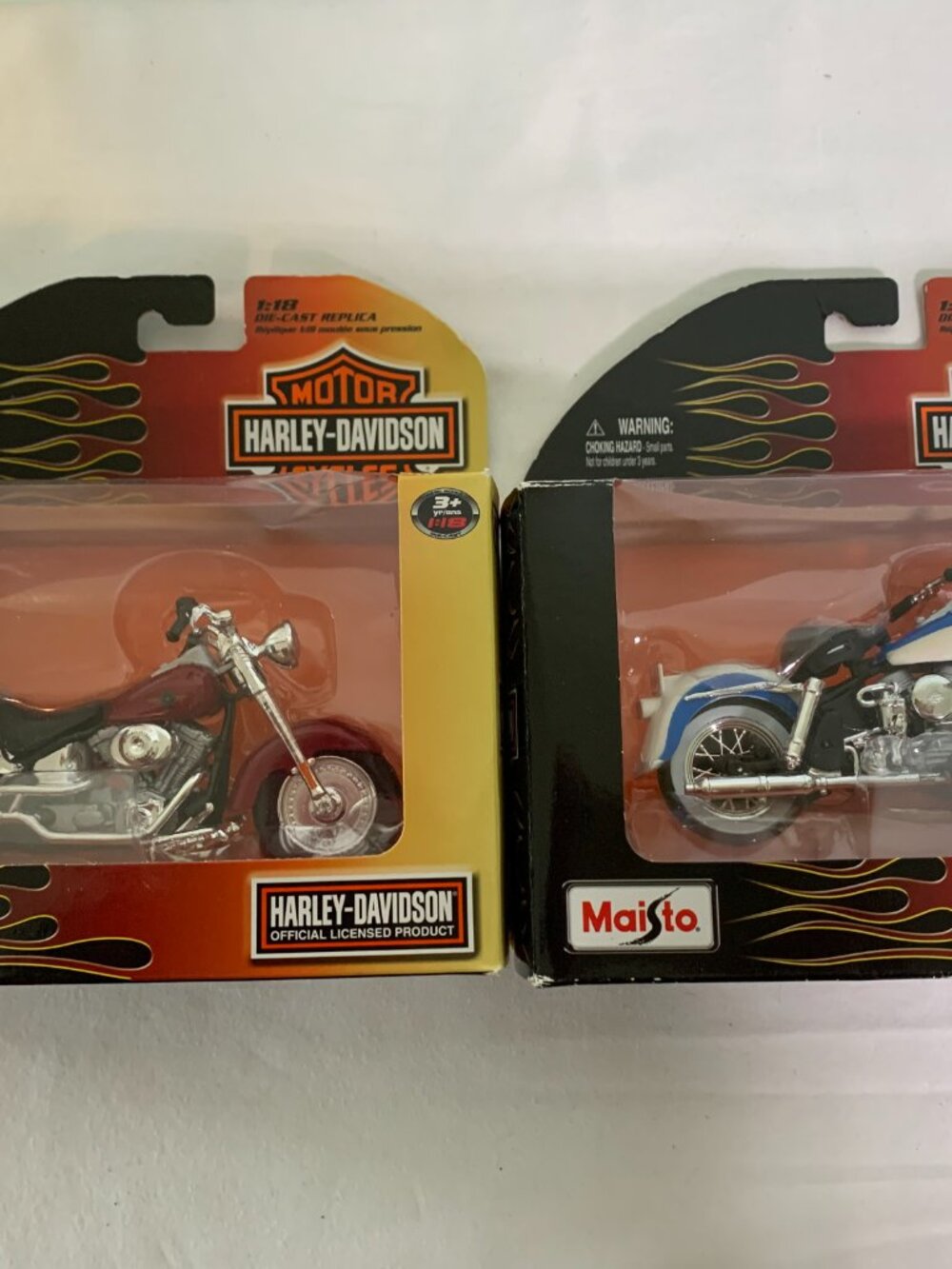 Harley Davidson Motorcycles-Set of 2